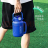 樂扣樂扣（LOCK&LOCK）保溫桶小冰桶小水庫不銹鋼保冷壺1.35L戶外旅行大容量保溫水壺藍(lán) 曬單實拍圖