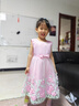 鸞雀翔一周歲女寶寶周歲生日禮服抓周服幼兒裙子兒童晚禮服女童公主紗裙 粉色 110 建議身高106-115體重31-40斤 曬單實拍圖