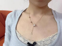 HR赫蓮娜輕奢貓眼石小蠻腰項鏈女款2025年新款七夕情人節(jié)禮物送女友 小蠻腰項鏈玫瑰金色【高端禮盒】 曬單實拍圖