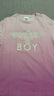 BOY LONDON25夏季情侶款漸變色翅膀休閑潮牌短袖T恤N01901 粉色 XS 曬單實(shí)拍圖