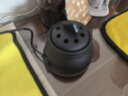 大品德陶瓷電子熏香爐插電家用室內(nèi)檀香沉香木香道定時(shí)調(diào)溫熏香爐香薰?fàn)t 云中境電子熏香爐（黑） 曬單實(shí)拍圖
