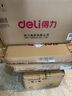 得力(deli)A4帶孔文件夾 加厚型歐式快勞夾 6個裝 黑色 曬單實(shí)拍圖