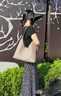 卡里普斯（CALYPSO）單肩腋下包真皮大容量托特包2025新款通勤女包禮物高級感水桶大包 大象灰 曬單實拍圖