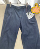 哈吉斯（HAZZYS）男裝 春季【PHIZ系列】男褲子經(jīng)典直筒長褲水洗牛仔褲男 深藍色DL 32 （175/78A） 曬單實拍圖