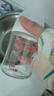 貝親（Pigeon）新生兒 防脹氣寬口徑玻璃奶瓶160ml SS號奶嘴 0個月+ AA260 曬單實拍圖