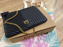 PINKO【品高】女包V形絎縫單肩手提斜挎燕子包禮物100455A0GK 曬單實(shí)拍圖