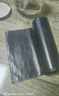 利得 背心垃圾袋100只單面0.8絲黑色 50*60cm大號(hào)家用辦公手提垃圾袋 曬單實(shí)拍圖