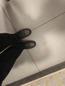 金日滿工作鞋女士上班皮鞋牛皮黑色防滑軟底舒適廚房專用女鞋防水防油 【二層牛皮】黑色軟底款38 曬單實(shí)拍圖