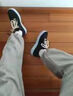 耐克（NIKE）AirForce1CraterFlyknit空軍一號平衡耐磨輕便低幫板鞋男款黑藍(lán) 40.5 曬單實拍圖