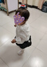 凡獵女童遮陽(yáng)外套夏季薄款兒童衣服2025新款女寶寶透氣外搭空調衫 白色 90 cm 曬單實(shí)拍圖