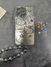 鹿途者 DEERWALK銀色凱蒂貓diy鉆石iPhone16手機(jī)殼適用蘋果15/14promax自帶鏡頭膜13pro硬殼鏈條掛繩新款女款防摔 銀色凱蒂貓+鉆石diy+珠鏈 iPhone 16 Pro 曬單實拍圖