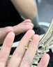 老鳳祥蝴蝶黃金耳釘女款足金耳鉤純金耳環(huán)耳七夕教師節禮物送女朋友老婆 蝴蝶夢(mèng)境足金耳鉤 約0.5g【品牌禮盒】 曬單實(shí)拍圖