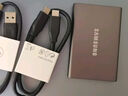 三星（SAMSUNG） 2TB Type-c USB 3.2 移動固態(tài)硬盤（PSSD） T7 灰色 NVMe傳輸速度1050MB/s 手機直連筆記本外接 曬單實拍圖
