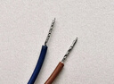 三吝 303按鈕式扁插帶開關(guān)電源線插頭線臺(tái)燈電器風(fēng)機(jī)連接線 1.8米2*0.75白色 SL-85-CT 曬單實(shí)拍圖