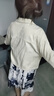 百圖betu女裝2025秋季新款短外套潮流純棉百搭牛仔外套上衣女2507T32 杏色 M 曬單實(shí)拍圖