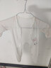 凡不了嬰兒連體衣春秋夏季長袖薄款新生兒衣服爬服夏裝空調(diào)男女寶寶哈衣 粉色萌兔）開襠連體衣 59碼新生兒 曬單實拍圖
