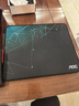AOC電競游戲辦公鼠標墊中小號 300*250*3mm辦公鍵盤電腦書桌墊M102/93幾何藍黑色 曬單實拍圖