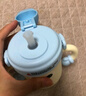 beedoll蓓兜兒童保溫牛奶杯寶寶吸管杯1-2-3歲以上直飲學生水杯 哈迪藍 曬單實拍圖