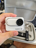 影石（Insta360）GO 3S 4K 拇指相機 insta360go3s Vlog騎行親子寵物運動相機防水防抖攝影攝像機口袋相機運動相機 全能套裝 靈動白128G 官方標配 曬單實拍圖