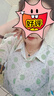 AEMAPE飄逸仙女風(fēng)襯衫女2025春夏新款氣質(zhì)慵懶女神顯瘦波點百搭翻領(lǐng)襯衣 白底綠色波點 L 曬單實拍圖