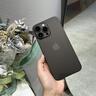 圖璐璐【自帶鏡頭膜】適用蘋果16/15Promax手機殼iPhone14pro全包防摔13PM男超薄磨砂plus新款散熱保護套 【鈦黑色】超薄-散熱-防指紋 蘋果16Pro【自帶鏡頭膜】 曬單實拍圖