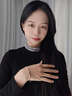中國黃金（CHINA GOLD）黃金手鏈女款足金小桃花手鏈轉(zhuǎn)運(yùn)珠編織手繩情人節(jié)生日禮物送女友 【今/次日達(dá)】桃花手繩【粉繩】 曬單實(shí)拍圖