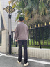 Teenie Weenie Men小熊男裝時尚日式純棉字母印花復(fù)古抽繩半拉鏈衛(wèi)衣 煤灰色 M 曬單實拍圖