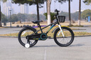 永祺小龍人兒童自行車(chē)3-6歲女童男童輔助輪自行車(chē)兒童自行車(chē)超輕車(chē) 黑/多彩 18寸（適合115-140cm） 曬單實(shí)拍圖
