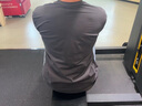 QGF 美式運(yùn)動(dòng)索羅娜涼感短袖男士夏季正肩純色收袖小領(lǐng)口顯壯肌肉t恤 深灰色 XL [建議110-130斤] 曬單實(shí)拍圖