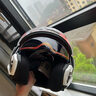 LS2碳纖維FF901后空翻頭盔摩托車雙鏡片180°碳纖揭面盔3C四季FF906 FF906 閃光白 2XL (建議60-61CM) 曬單實拍圖