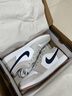 耐克（NIKE）Jordan官方耐克喬丹AJ1板鞋男子運(yùn)動(dòng)鞋秋季低幫緩震輕便553558 146白/深藏青/淺灰/橡皮中褐 44 曬單實(shí)拍圖