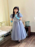 G.DUCK KIDS小黃鴨童裝愛莎公主裙2025新款冰雪奇緣兒童連衣裙小女孩生日禮服 連衣裙帶披風(fēng) 110 建議4~5歲（100-110cm） 曬單實(shí)拍圖