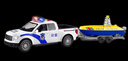 林達（LINDA）幼童早教益智玩具城市警車仿真車模聲光音樂故事慣性兒童玩具汽車 8045 聲光音樂海警救援車 曬單實拍圖