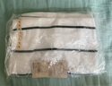 無印良品（MUJI）男式 棉水洗天竺編織 短袖POLO衫 襯衫 純棉 全棉男裝 ABE14A3S 白色 XL 曬單實(shí)拍圖
