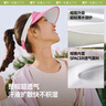 蕉下（beneunder）帽子女防曬帽遮陽帽運動戶外網(wǎng)球帽空頂帽DS566黑 曬單實拍圖