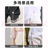 褲子褲腳改短神器固定夾挽邊褲腳扣收口器固定長(zhǎng)收腿扣磁吸免縫扣 銀色【2條】 曬單實(shí)拍圖