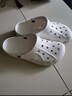 CROCS卡駱馳洞洞鞋貝雅男鞋女鞋輕便耐磨一腳蹬拖鞋休閑鞋|10126 黑色-001 43 (270mm) 曬單實(shí)拍圖