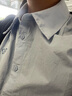 茵曼（INMAN）【純棉】百搭壓褶刺繡翻領(lǐng)襯衫女裝2025夏季新款泡泡袖襯衣上衣 淺藍色 優(yōu)先發(fā)貨 M 曬單實(shí)拍圖