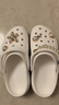 卡駱馳（crocs）經(jīng)典云朵Clog女沙灘洞洞鞋涼拖鞋206750 206750-100  36  曬單實(shí)拍圖