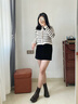 卓詩(shī)尼短靴女2025年冬新款秋單靴子加絨英倫風(fēng)瘦瘦切爾西靴復(fù)古馬丁靴女 黑色-單里 37 曬單實(shí)拍圖