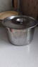 拜杰調(diào)料缸罐調(diào)商用味盅18cm不銹鋼盆帶蓋豬油罐濾油壺辣椒油罐調(diào)味缸 曬單實(shí)拍圖