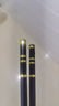 拾畫(huà) 合金筷子 不銹不發(fā)霉合金筷10雙裝 家用酒店高檔筷子黑底金圈款 曬單實(shí)拍圖