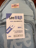 LEE雙肩包日系漫展痛包二次元大容量背包初中高中學(xué)生書(shū)包透明通勤包 淺藍色（牛仔布） 曬單實(shí)拍圖
