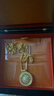 老鋪黃金古法手工足金項(xiàng)鏈 · 玫瑰花窗（1號(hào)）鉆飾吊墜（金鏈款） 中號(hào)金重約15.0g 曬單實(shí)拍圖