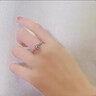 DR CK人工培育鉆石戒指六芒星織鉆戒女人工培育鉆石訂結(jié)婚禮物送老婆 六芒星50分莫桑鉆/順豐速運/刻字 閉口(13號) 曬單實拍圖