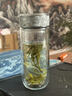 水宜生純鈦玻璃杯雙層防燙抗菌鵝蛋杯便攜抑菌高檔泡茶杯水晶杯子禮盒裝 鈦晶銀300ml 曬單實(shí)拍圖