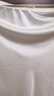 H&M女裝半身裙夏季新款通勤法式氣質(zhì)輕柔垂墜緞質(zhì)光感長(zhǎng)裙1184662 白色031 S 160/72 曬單實(shí)拍圖