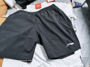 李寧運動(dòng)套裝男夏季新款速干短褲短袖帥氣大碼青少年學(xué)生夏裝套裝 白色涂鴉短袖+黑色速干短褲 XXL/185 (170-185斤) 曬單實(shí)拍圖