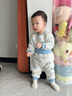 維尼酷克嬰兒保暖套裝春秋寶寶高腰護肚分體秋衣秋褲開(kāi)襠夾棉內衣冬天衣服 云間小兔 肩扣-套裝 80 曬單實(shí)拍圖