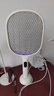 質(zhì)零數(shù)顯電蚊拍充電式強(qiáng)力蒼蠅拍家用滅蚊神器紫光誘蚊自動(dòng)滅蚊小米白 曬單實(shí)拍圖